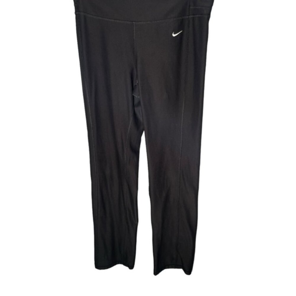 Nike Small Yoga Pants Black Wide Leg Compression Gym Athleisure Fit High Waisted
